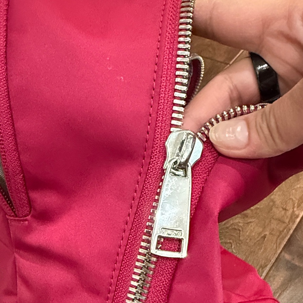 TUMI Pink Women's Backpack - Sleek Everyday Bag - Picture 6 of 9
